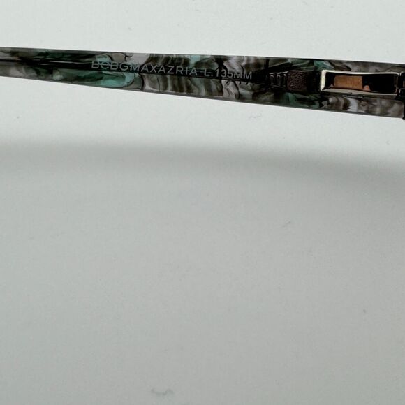 BCBGMaxazria Cat Eye Half‎ Rim Eyeglasses Flex KANA TEAL 53 17 135 H13419 main image 5